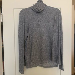 Grey turtle neck sweater